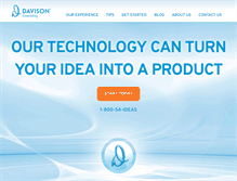 Tablet Screenshot of davison.com