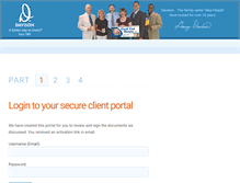 Tablet Screenshot of customer.davison.com